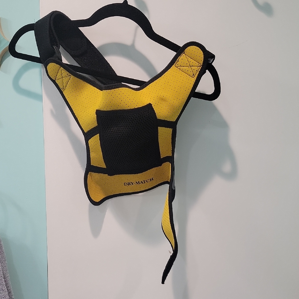 Match Yellow and Black Shoulder Support